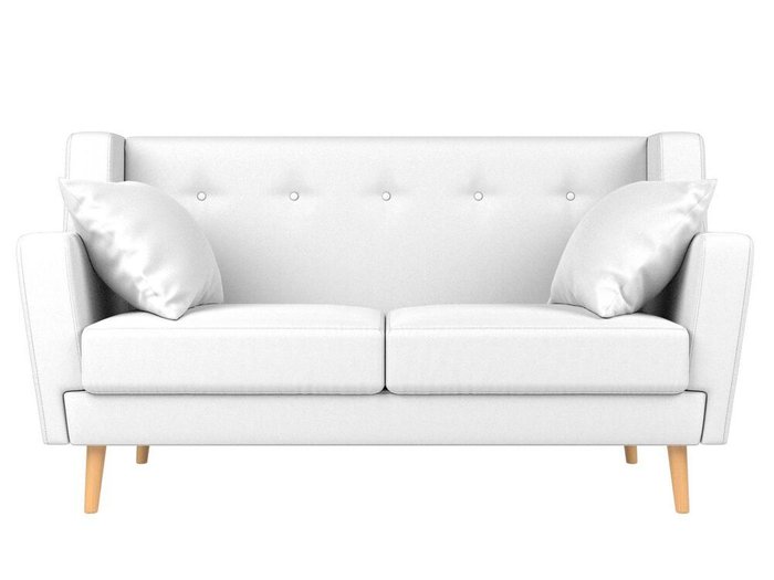 Диван Брайтон 2 белого цвета - купить Прямые диваны по цене 27999.0