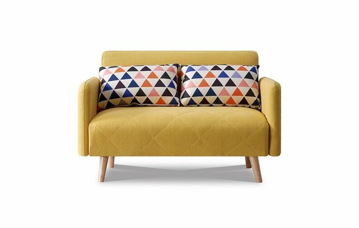 Диван-кровать Cardiff желтого цвета - лучшие Прямые диваны в INMYROOM