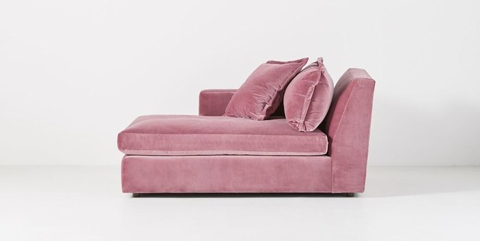 Модульная кушетка Diverge розового цвета - купить Кушетки по цене 79000.0