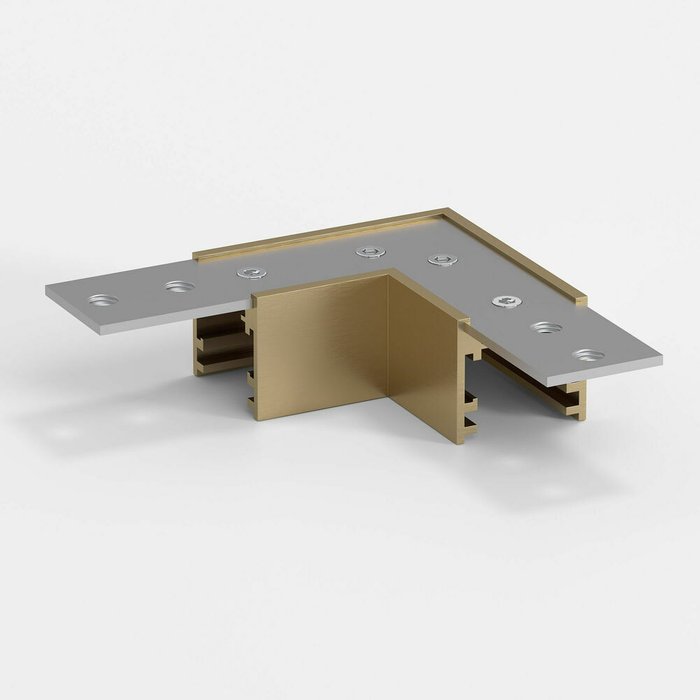 Brass Line Коннектор угловой для накладного шинопровода латунь 85224/00 Line Magnetic - лучшие Шинопровод в INMYROOM Brass Line Коннектор угловой для накладного шинопровода латунь 85224/00 Line Magnetic - лучшие Шинопровод в INMYROOM