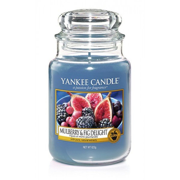 Ароматическая свеча Yankee Candle Mulberry & Fig Delight / Инжир и ежевика