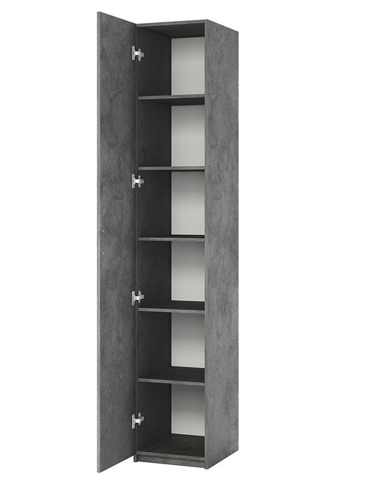 Шкаф с полками ШСП-1 50х45 серый Ароза реликтовая - купить Шкафы распашные по цене 11990