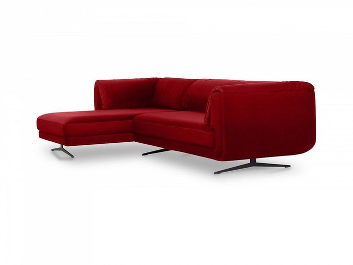 Угловой диван Marsala красного цвета - лучшие Угловые диваны в INMYROOM