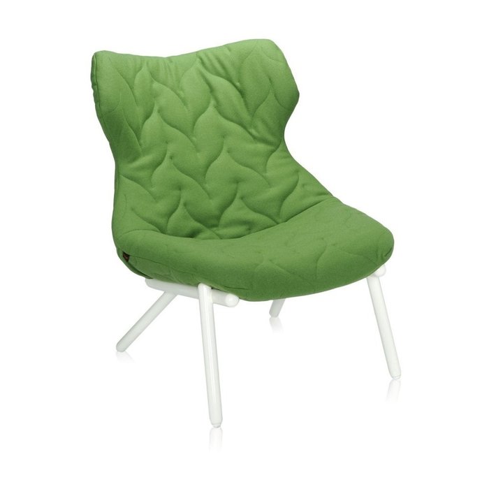 Кресло Foliage зеленого цвета