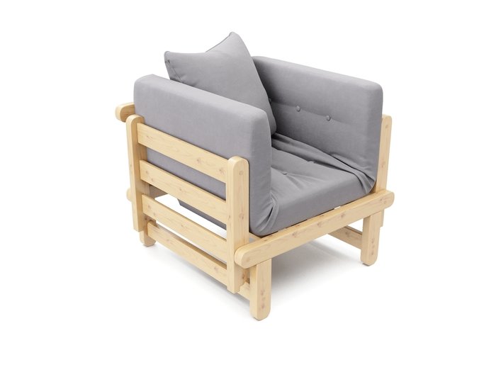 Кресло Сламбер серого цвета - лучшие Интерьерные кресла в INMYROOM