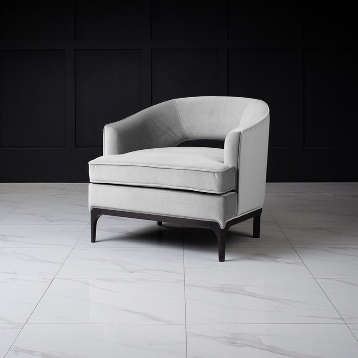 Кресло Lounge серого цвета - лучшие Интерьерные кресла в INMYROOM