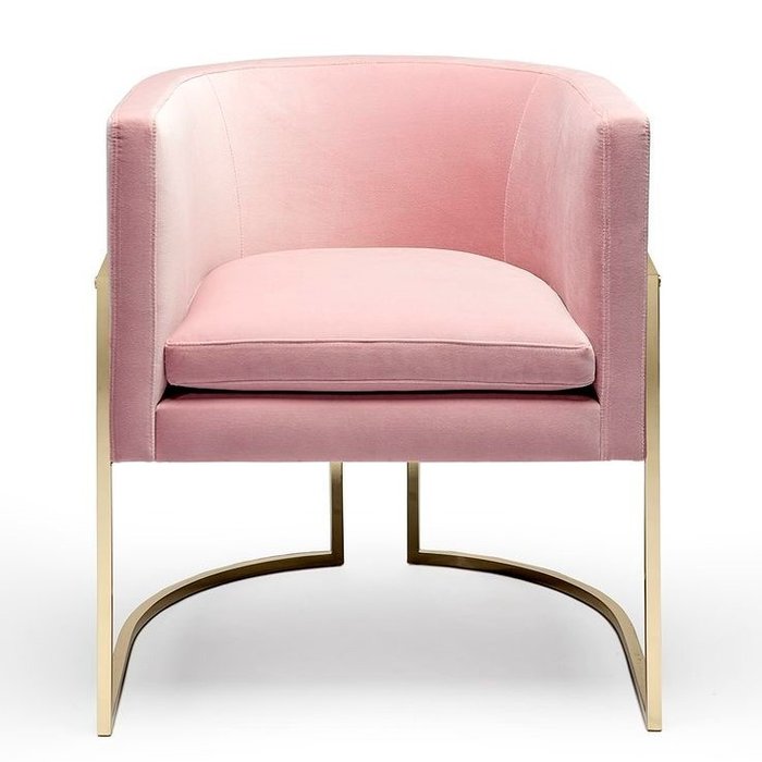 Кресло Julius Chair розового цвета - купить Интерьерные кресла по цене 58000.0