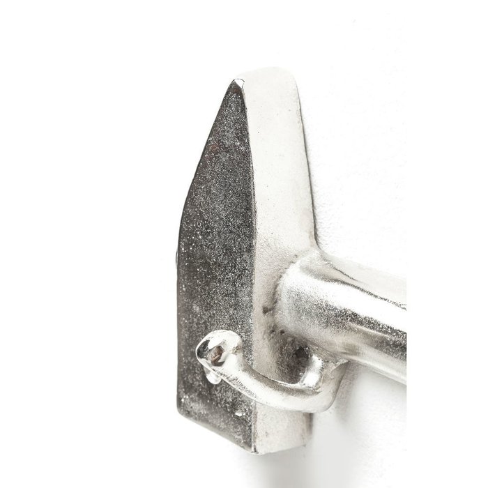 Вешалка настенная Hammer серебристого цвета - лучшие Настенные вешалки в INMYROOM