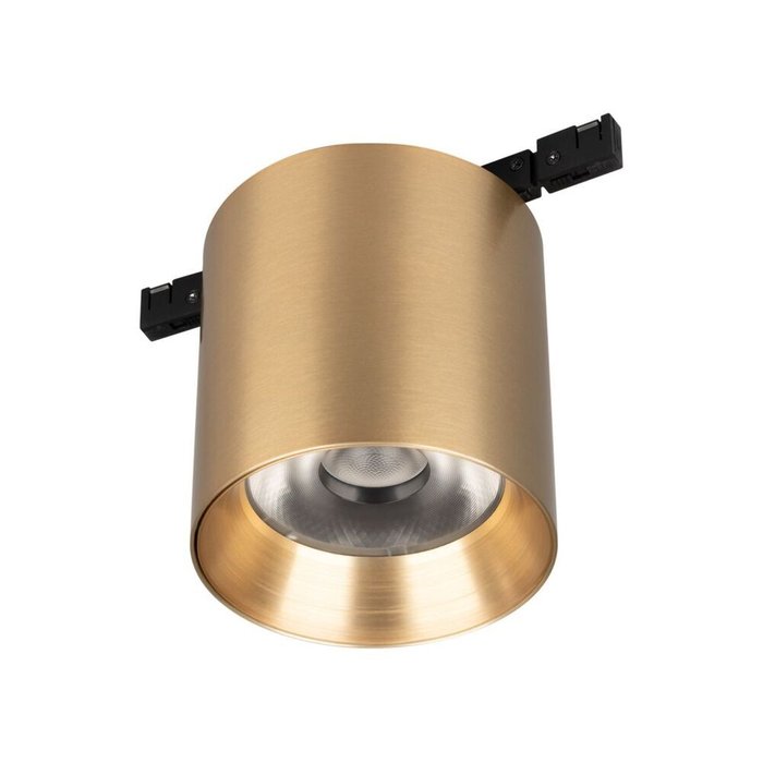 Трековый магнитный светильник Arlight MAG-MICROCOSM-POINT-R68-7W Day4000 (GD, 36 deg, 24V) (IP20 Металл) 051829