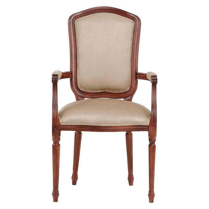 Стул French бежевого цвета - купить Обеденные стулья по цене 39000.0