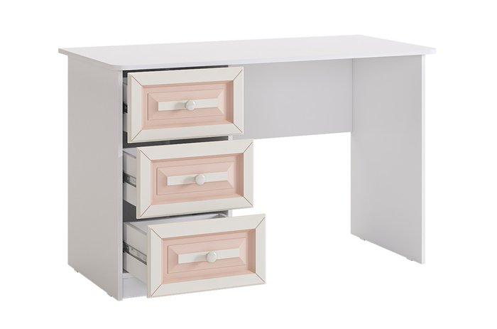Письменный стол Алиса бело-кремового цвета - купить Письменные столы по цене 8590.0