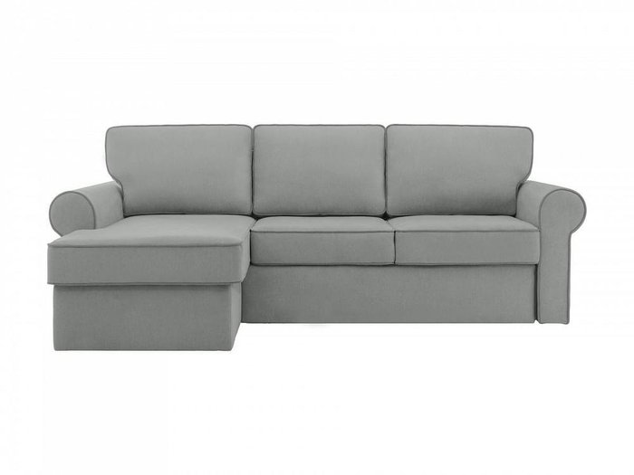 Угловой диван-кровать Murom светло-серого цвета