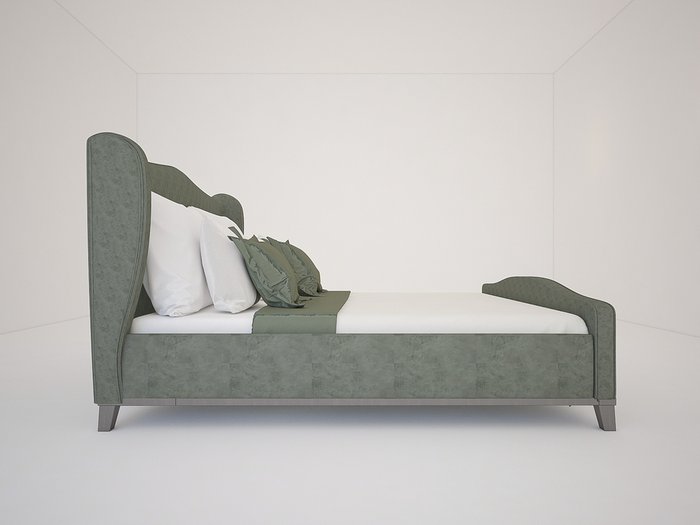 Кровать Azhur с обивкой из ткани 160х200 см - лучшие Кровати для спальни в INMYROOM