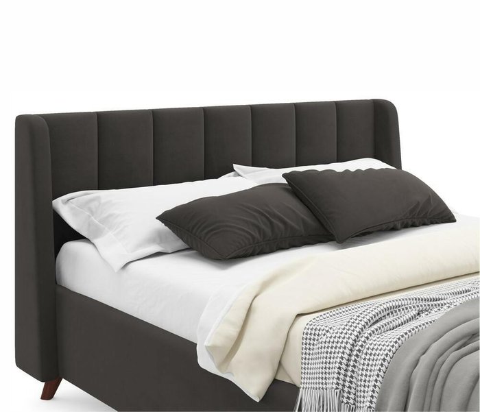 Кровать Betsi 160х200 коричневого цвета с подъемным механизмом - лучшие Кровати для спальни в INMYROOM
