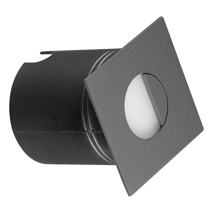 Уличный точечный светильник Aspen черно-серого цвета