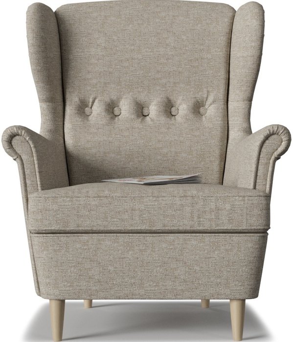 Кресло Торн Beige серо-бежевого цвета - купить Интерьерные кресла по цене 15550.0