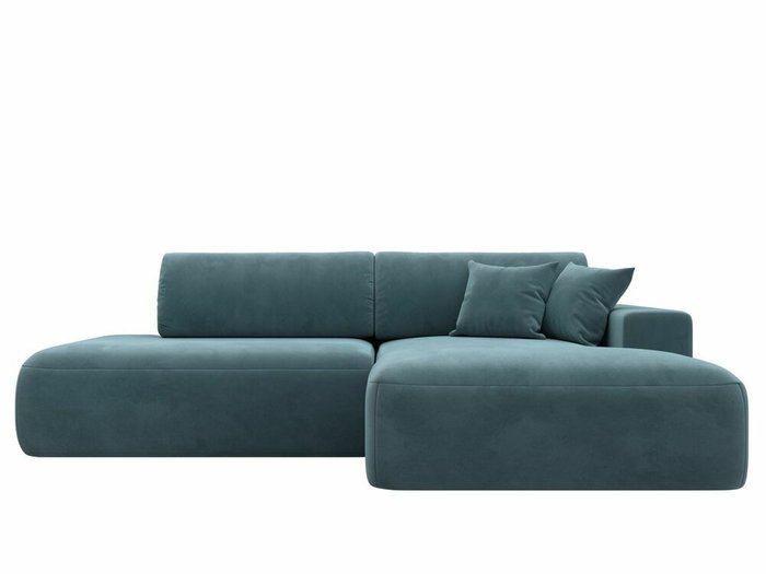 Угловой диван-кровать Лига 036 Модерн темно-бирюзового цвета правый угол - купить Угловые диваны по цене 87999.0