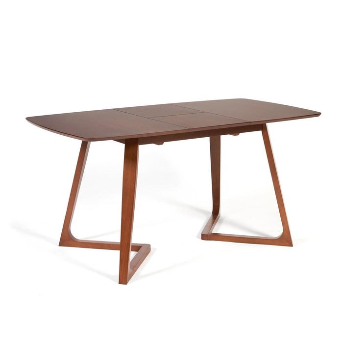 Стол обеденный раскладной Ваку коричневого цвета - лучшие Обеденные столы в INMYROOM