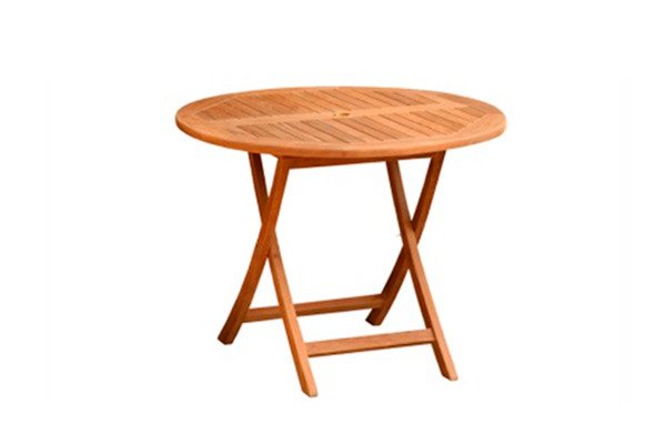 Обеденный стол "Асти" из тикового дерева 80см