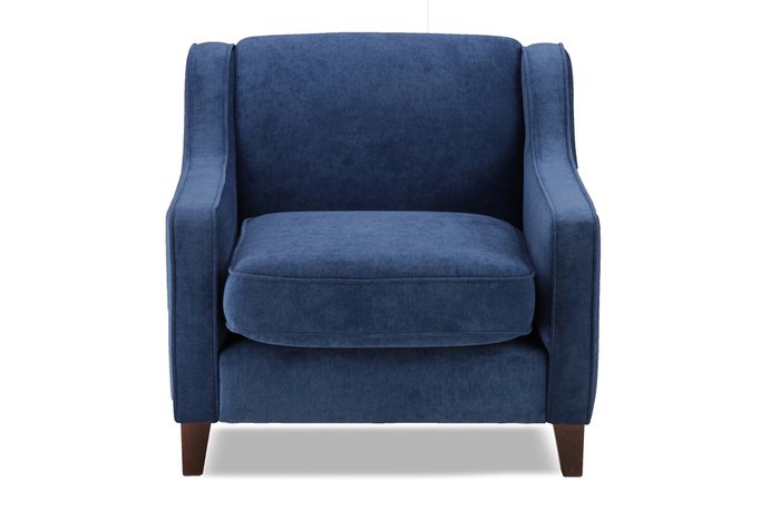 Кресло Арман Комфорт темно-синего цвета - лучшие Интерьерные кресла в INMYROOM