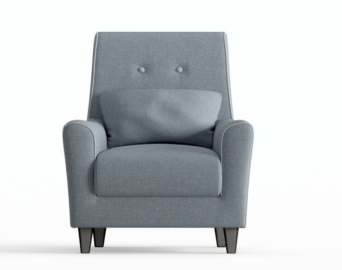 Кресло Мерлин серого цвета - купить Интерьерные кресла по цене 11290.0