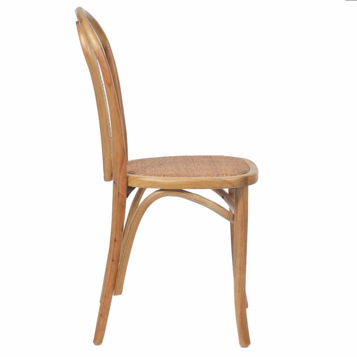 Стул коричневого цвета с деревянным каркасом - купить Обеденные стулья по цене 17980.0