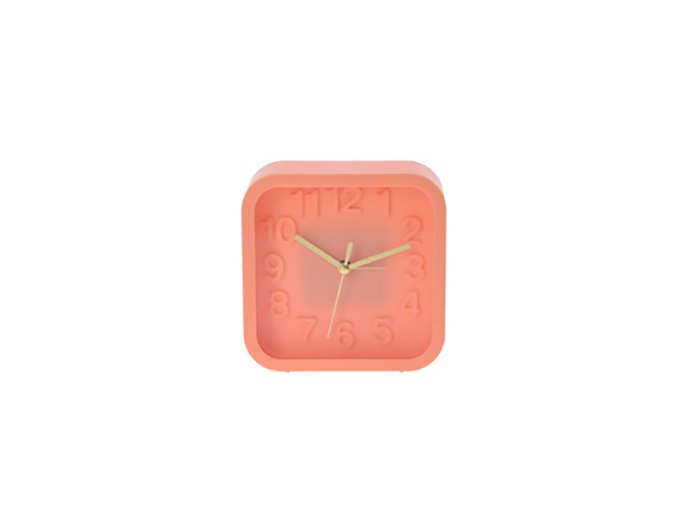 Часы-будильник Candy Colors оранжевого цвета