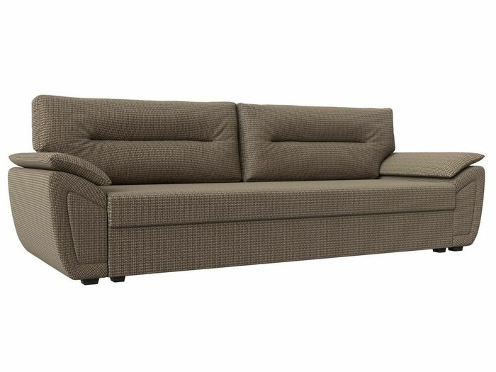 Прямой диван-кровать Нэстор Лайт бежево-коричневого цвета