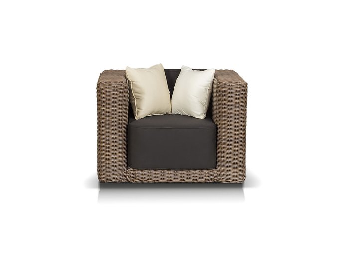 кресло   "Гранада" коричневое - купить Садовые кресла по цене 53130.0