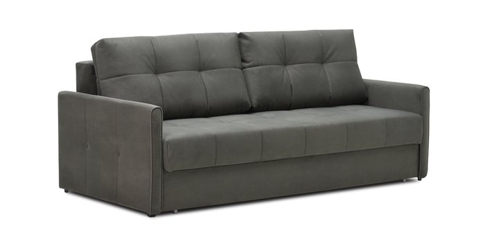 Прямой диван-кровать Престон серого цвета - купить Прямые диваны по цене 29330.0