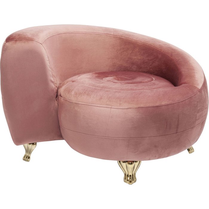 Кресло Snake розового цвета