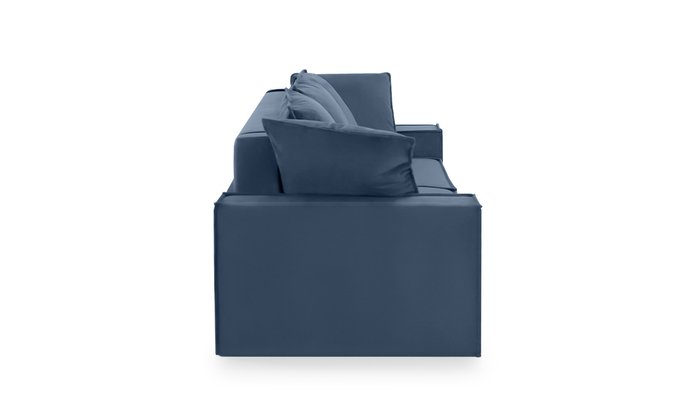 Диван-кровать Софт синего цвета - лучшие Прямые диваны в INMYROOM