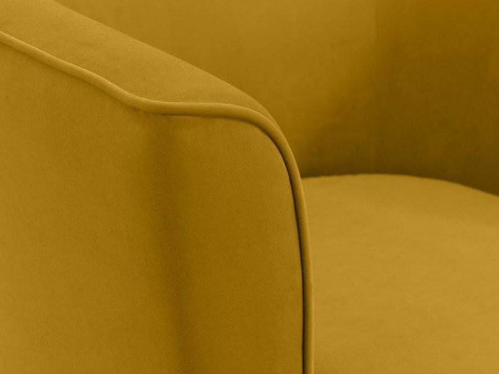 Кресло California горчичного цвета  - лучшие Интерьерные кресла в INMYROOM