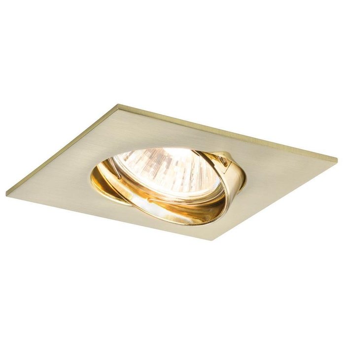 Встраиваемый светильник Messing золотого цвета - купить Встраиваемые споты по цене 9850.0