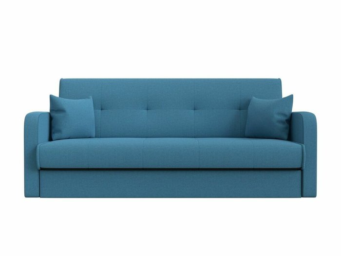 Диван-кровать Надежда голубого цвета - купить Прямые диваны по цене 19999.0