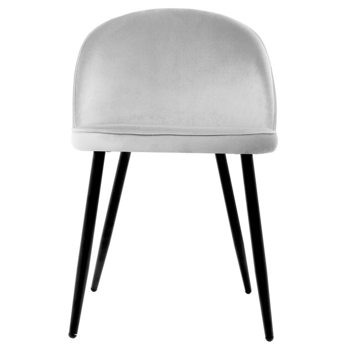 Мягкий стул Dodo светло-серого цвета  - купить Обеденные стулья по цене 5670.0