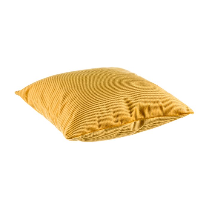 Декоративная подушка Datch 40х40 желтого цвета на потайной молнии - лучшие Декоративные подушки в INMYROOM
