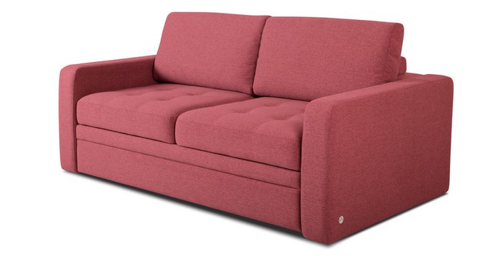 Диван-кровать выкатной Бруно красного цвета - купить Прямые диваны по цене 88566.0