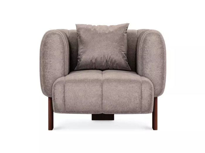 Кресло Cassis коричневого цвета - купить Интерьерные кресла по цене 56250 Кресло Cassis коричневого цвета - купить Интерьерные кресла по цене 56250