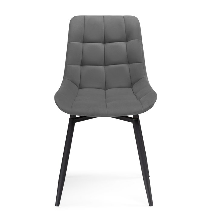 Стул крутящийся Челси темно-серого цвета - купить Обеденные стулья по цене 6990.0
