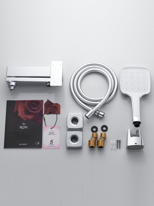 Смеситель для ванны Rose R2802, хром - лучшие Душевая программа в INMYROOM Смеситель для ванны Rose R2802, хром - лучшие Душевая программа в INMYROOM