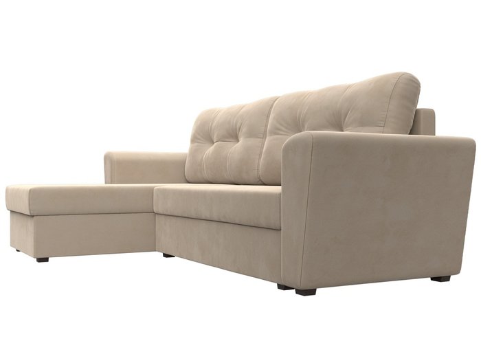 Угловой диван-кровать Амстердам лайт бежевого цвета левый угол - лучшие Угловые диваны в INMYROOM Угловой диван-кровать Амстердам лайт бежевого цвета левый угол - лучшие Угловые диваны в INMYROOM