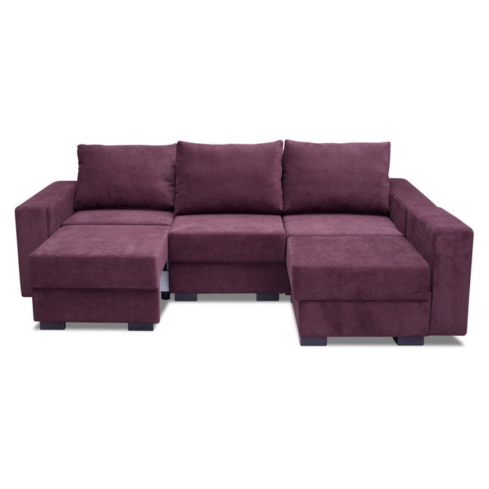 Диван Скоген пурпурного цвета - купить Угловые диваны по цене 86970.0