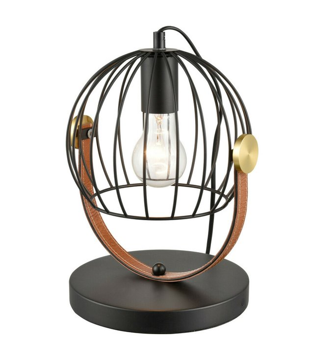 Настольная лампа Pasquale черного цвета - купить Настольные лампы по цене 5957.0