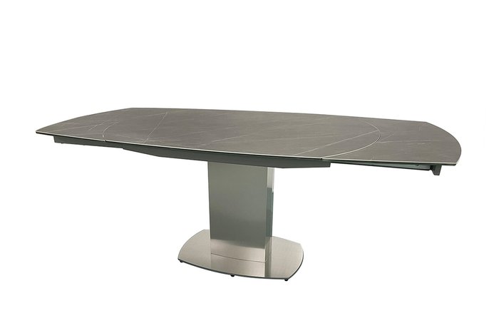 Стол обеденный раскладной серого цвета - купить Обеденные столы по цене 123840.0