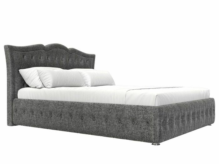 Кровать Герда 180х200 серого цвета с подъемным механизмом - лучшие Кровати для спальни в INMYROOM