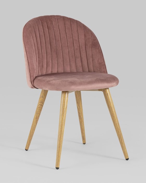 Стул Лион Страйпс розового цвета - купить Обеденные стулья по цене 6490.0