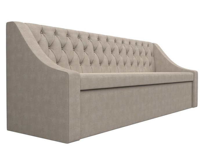 Кухонный прямой диван-кровать Мерлин бежевого цвета - лучшие Прямые диваны в INMYROOM