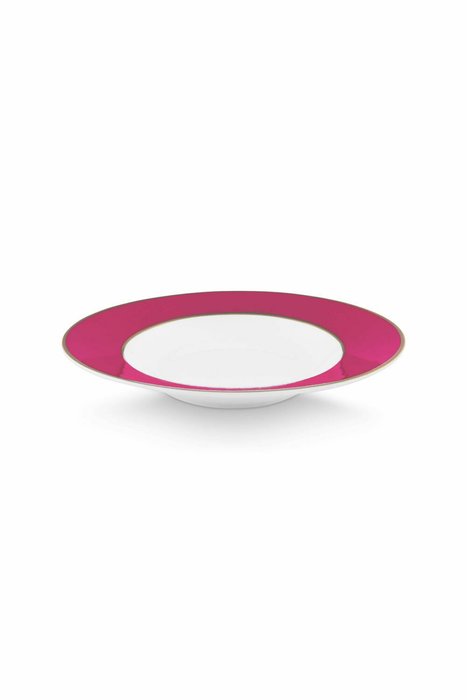 Набор из 2-х глубоких тарелок Chique Gold-Pink, D23,5 см - лучшие Тарелки в INMYROOM