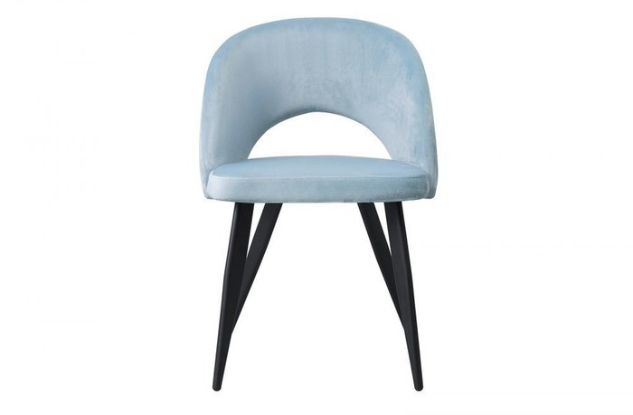 Мягкий стул Beatrice с голубой обивкой - купить Обеденные стулья по цене 10800.0